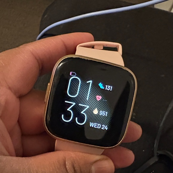 Fitbit Smartwatch with Black and Tan Case - Picture 6 of 6